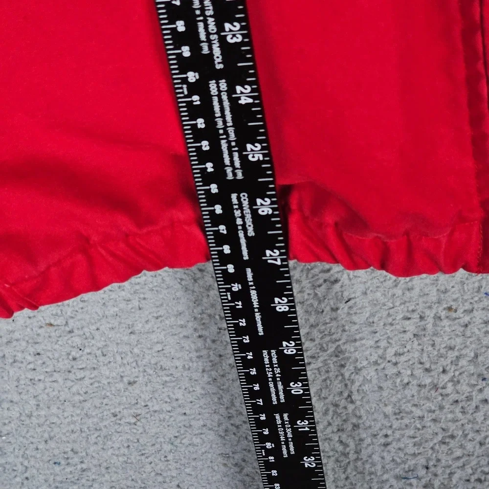 Polo Ralph Lauren Jacket Mens M Red Harrington Plaid Lined Full Zip Pony Vintage